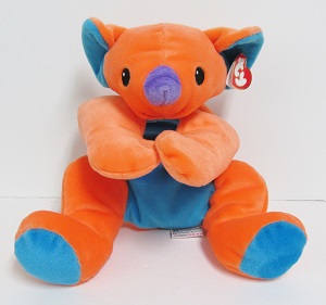 Kolala, Orange/Blue Koala - Pillow Pal<br> (click picture for FULL description)<BR>